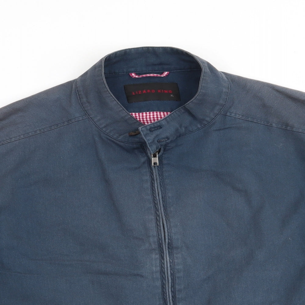 Lizard King Mens Blue   Jacket Coat Size XL   - Teal in colour