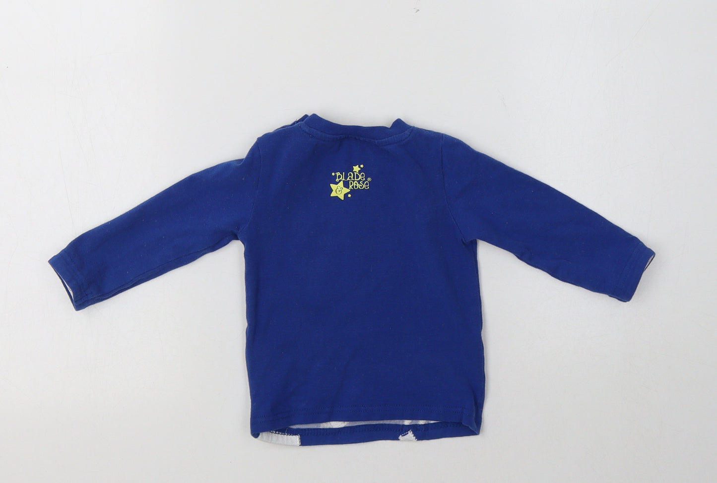 Blade & Rose Baby Blue  Cotton Pullover Jumper Size 3-6 Months   - Horse