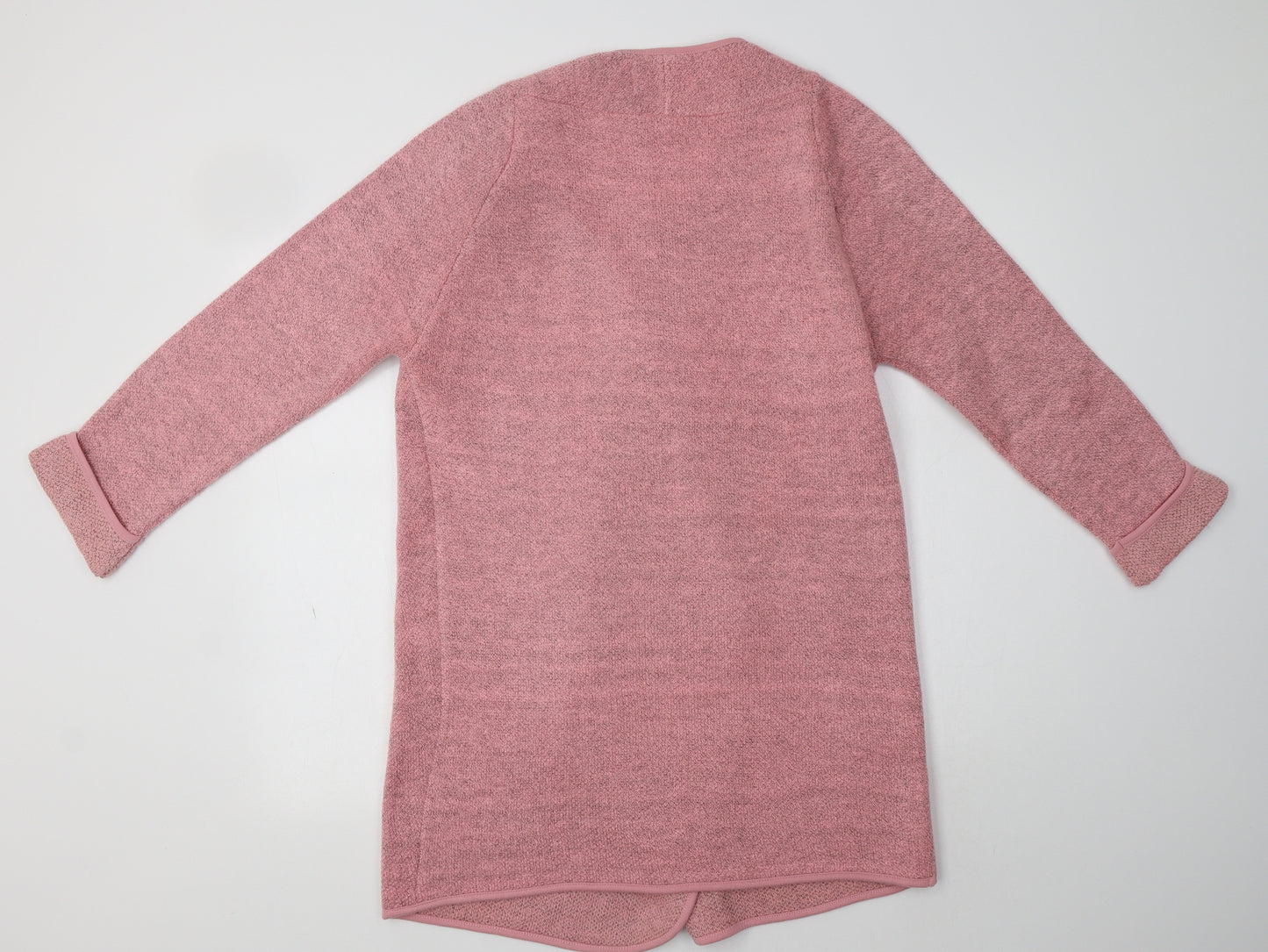 Chic Wish Womens Pink   Overcoat Coatigan Size L