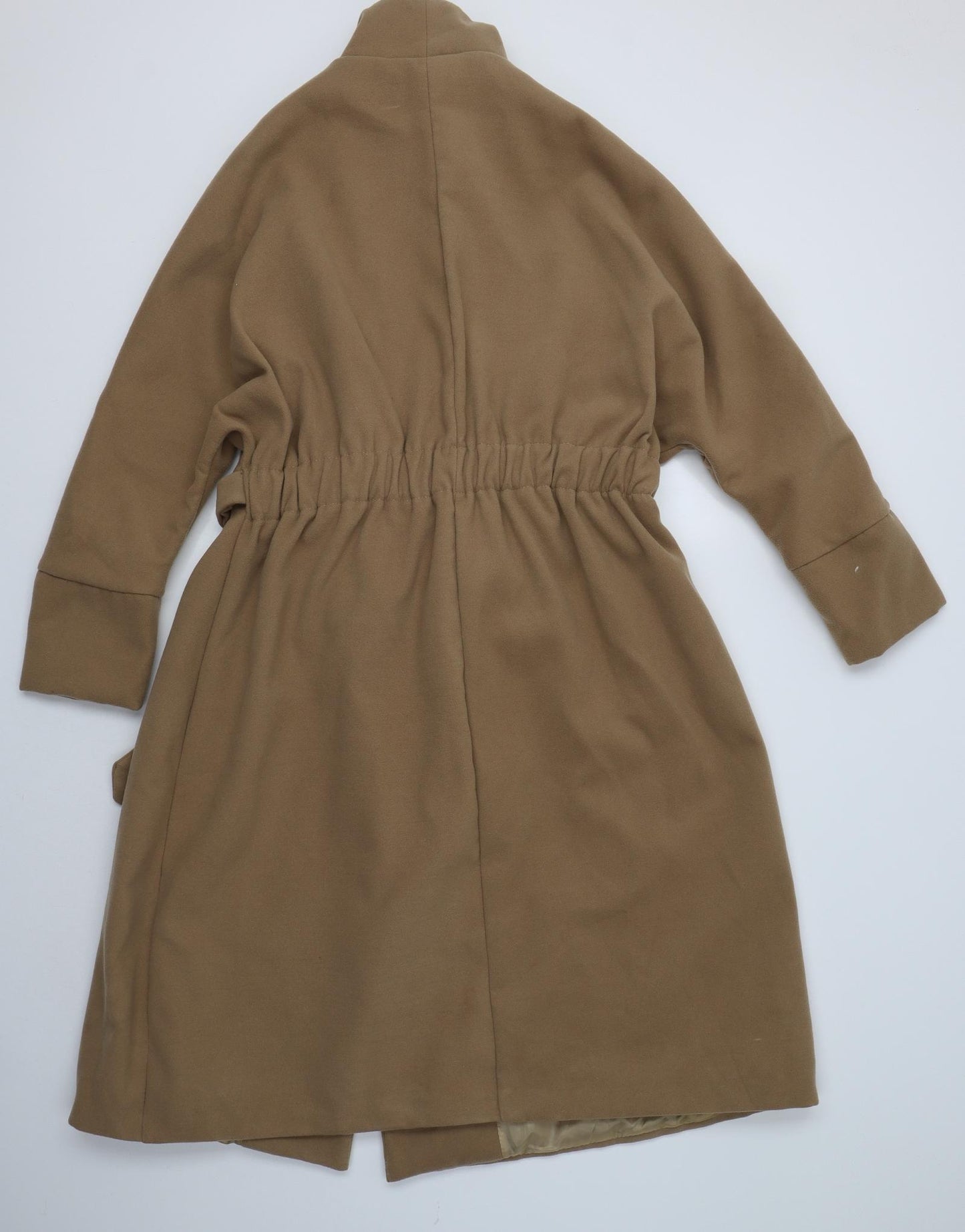 Lulura Womens Beige   Overcoat Coat Size L