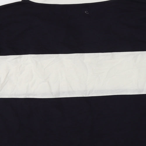 NEXT Womens Blue Striped Cotton Top Lounge Set Size 10