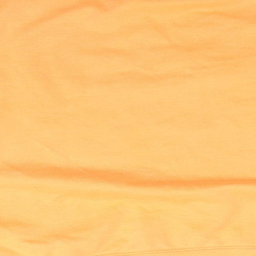 Primark Womens Orange  Polyester Pullover Sweatshirt Size M   - Soft Orange