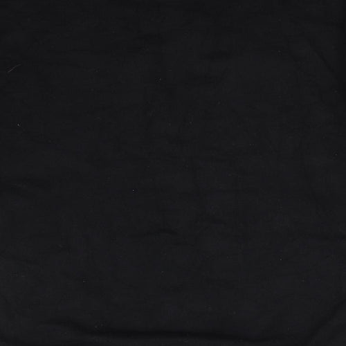 Grow Style Womens Black High Neck  Nylon Pullover Jumper Size L