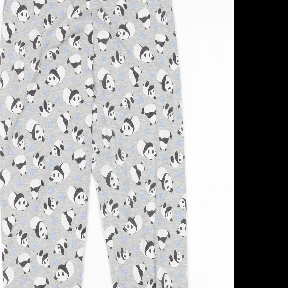 Matalan Womens Multicoloured Animal Print Polyester  Pyjama Pants Size M