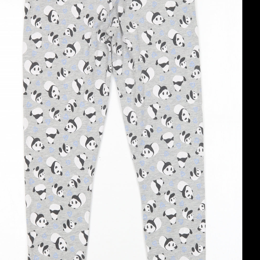 Matalan Womens Multicoloured Animal Print Polyester  Pyjama Pants Size M