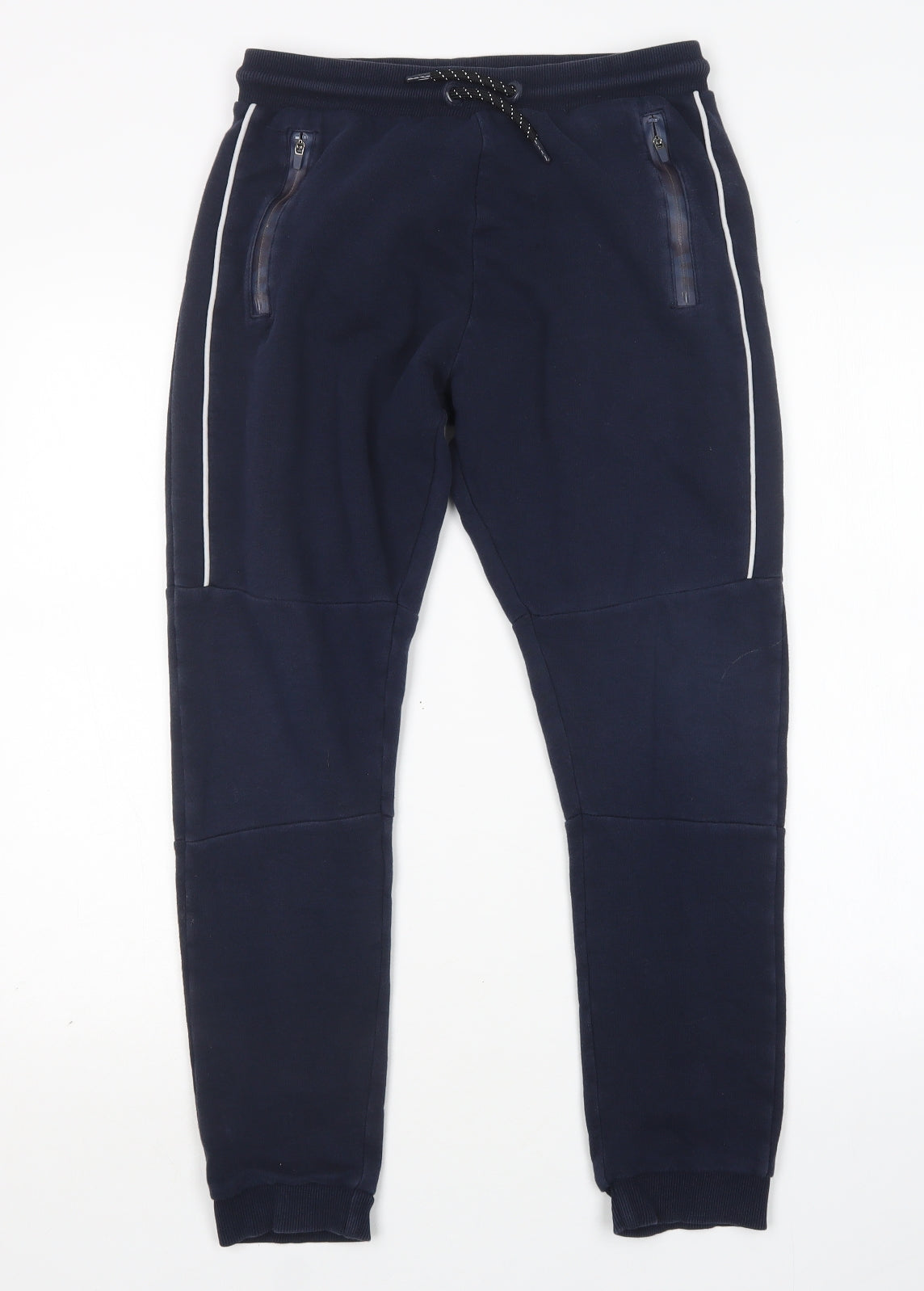 George Girls Blue  Cotton Sweatpants Trousers Size 13-14 Years  Regular