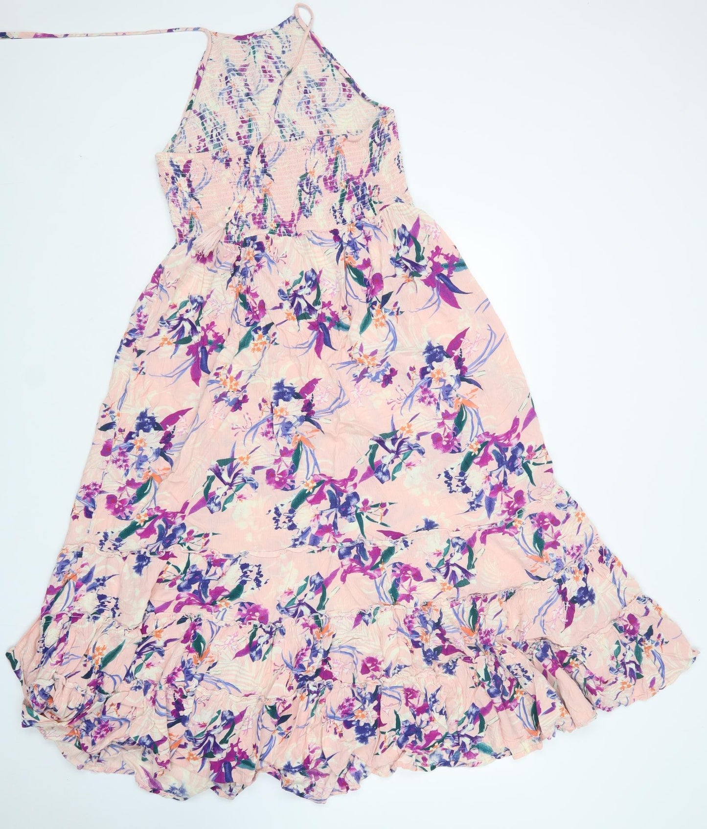 Lipsy Womens Multicoloured Floral Viscose A-Line  Size 16  Square Neck