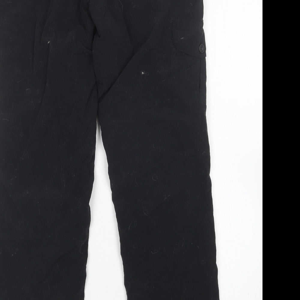 Karrimor Womens Black  Nylon Cargo Trousers Size 8 L29 in Regular