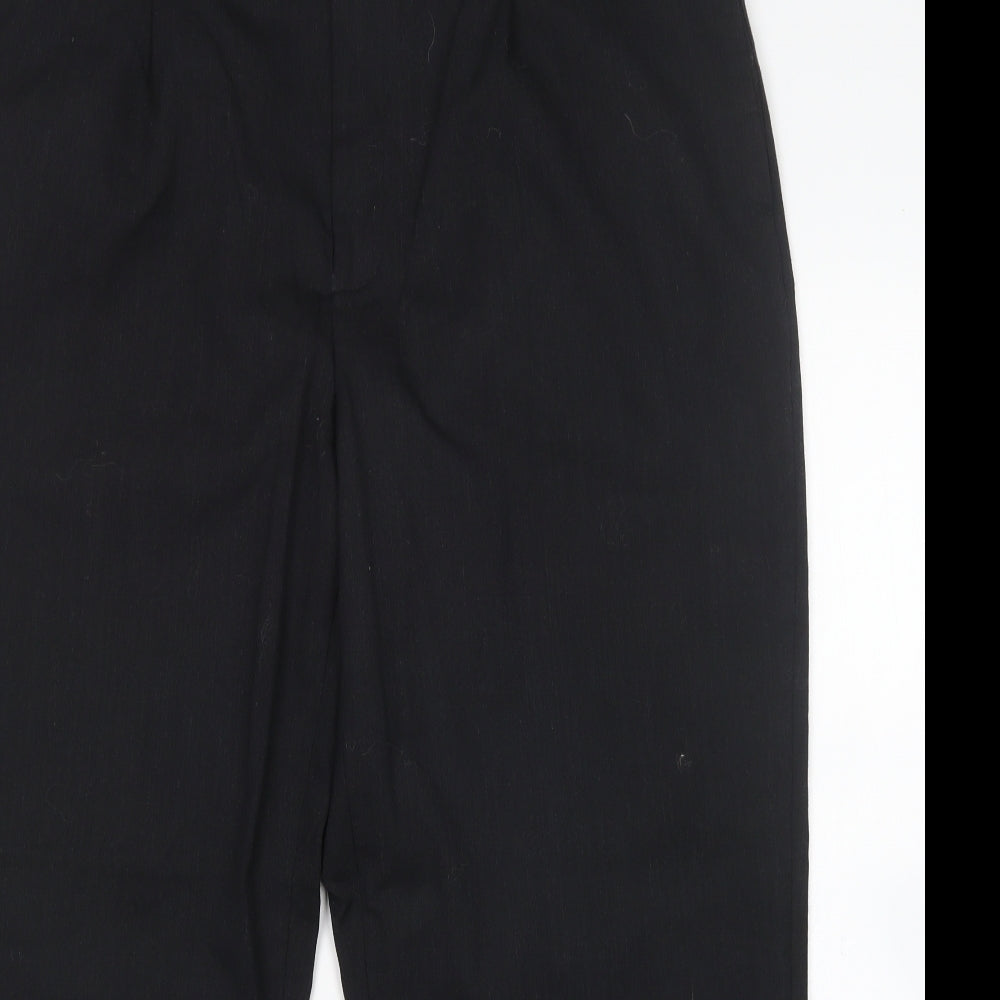 BROOKE TAVERNER Mens Black  Polyester Trousers  Size 44 L29 in Regular