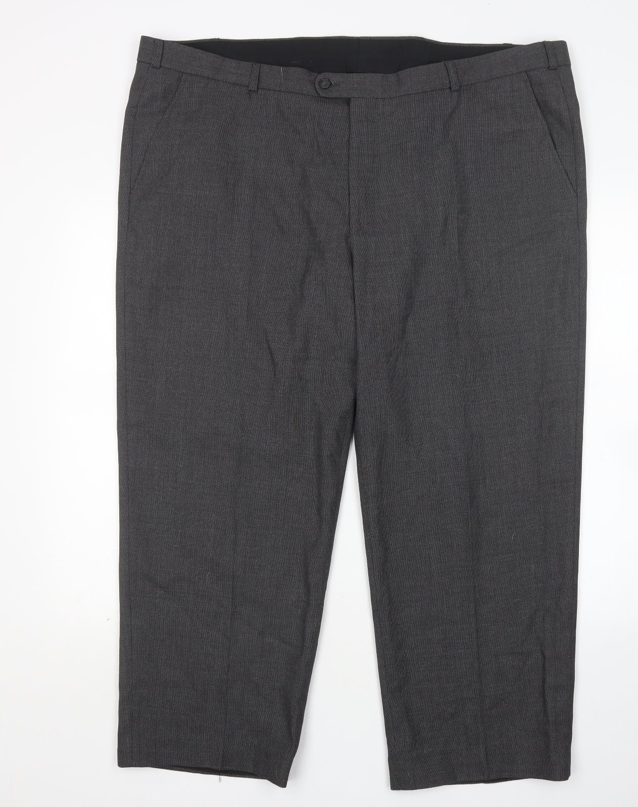 Preworn Mens Grey  Wool Trousers  Size 48 L27 in Regular