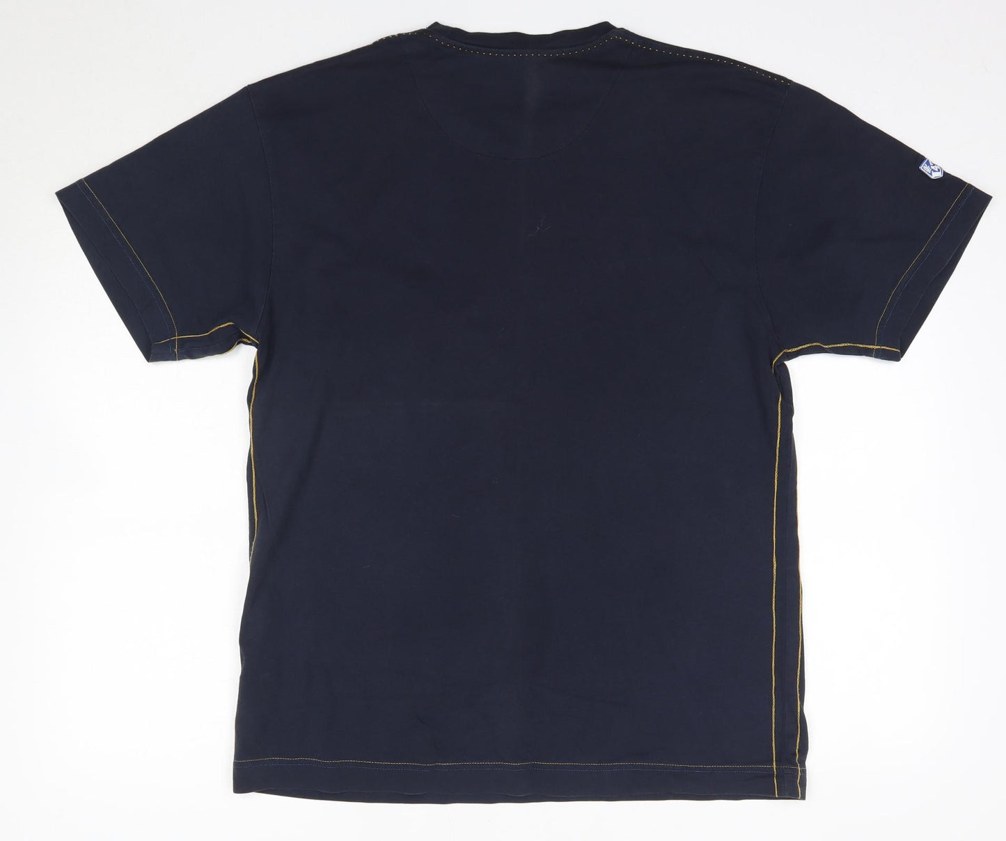 Lambretta Mens Multicoloured  Cotton  T-Shirt Size XL Round Neck