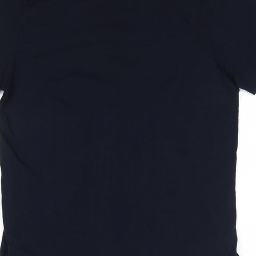 Henri Lloyd Mens Blue  Cotton  T-Shirt Size L Round Neck