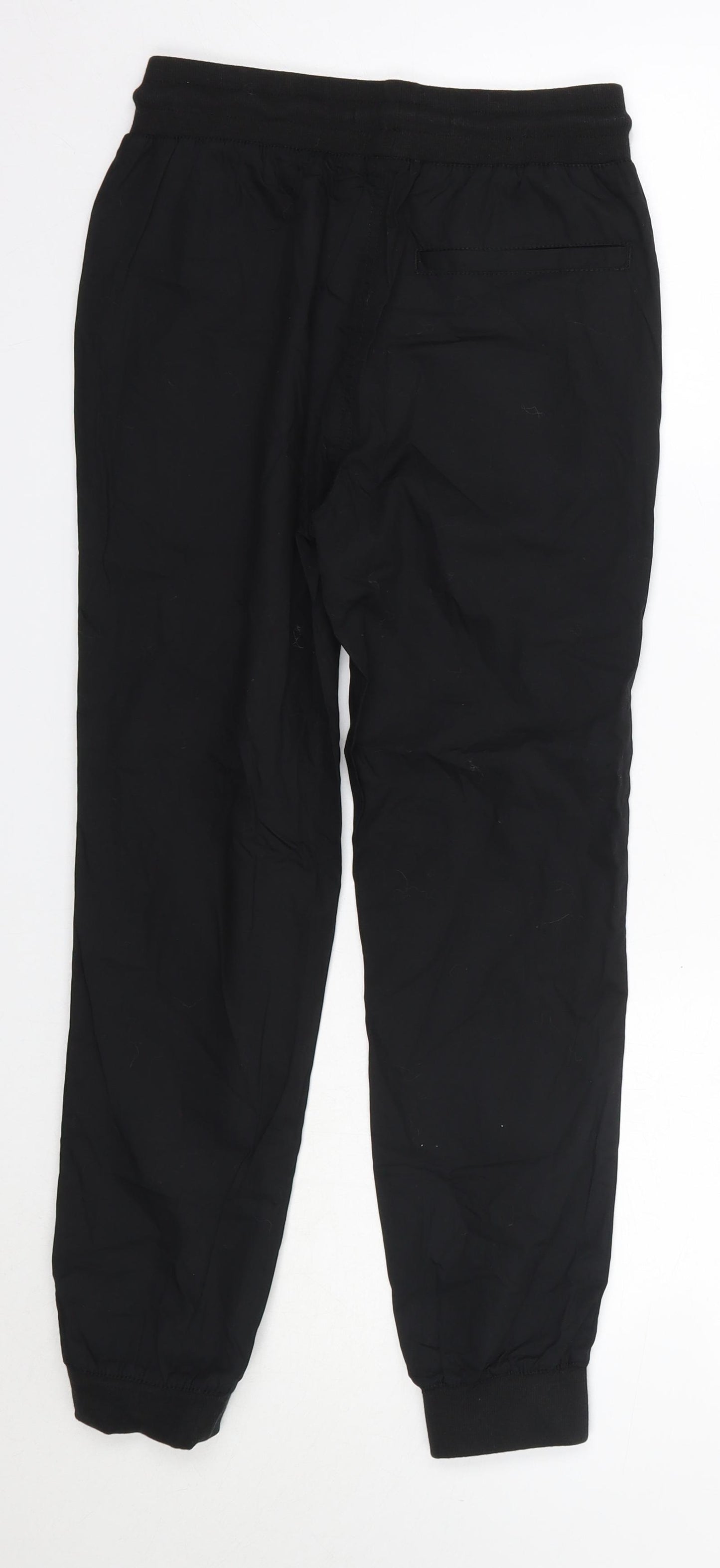 Very Boys Black  100% Cotton Jogger Trousers Size 11 Years  Regular
