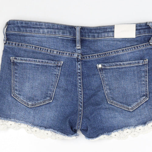 H&M Girls Blue  Cotton Boyfriend Shorts Size 13 Years  Regular