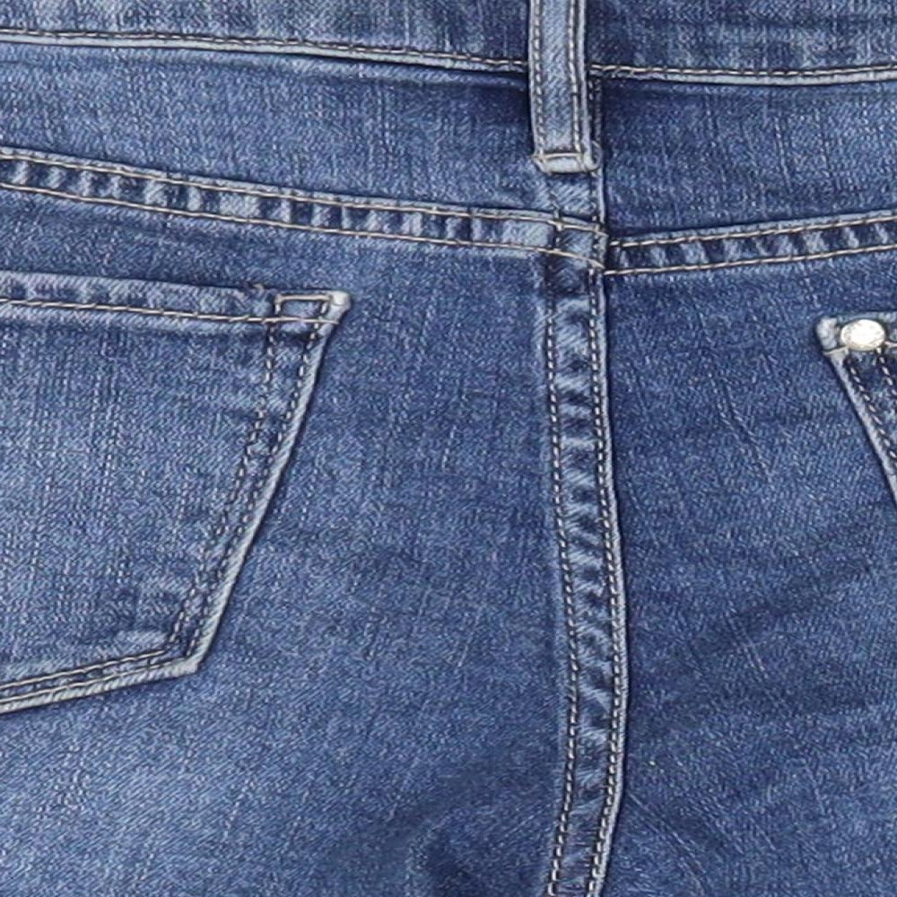 H&M Girls Blue  Cotton Boyfriend Shorts Size 13 Years  Regular