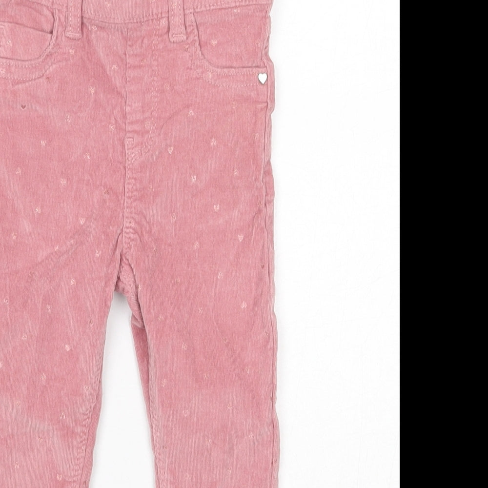 Primark Girls Pink  Cotton Jegging Jeans Size 2-3 Years  Regular