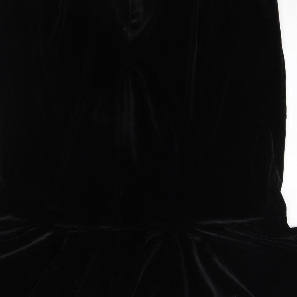 Shein Curve Womens Black  Polyester Trumpet Skirt Size 2XL