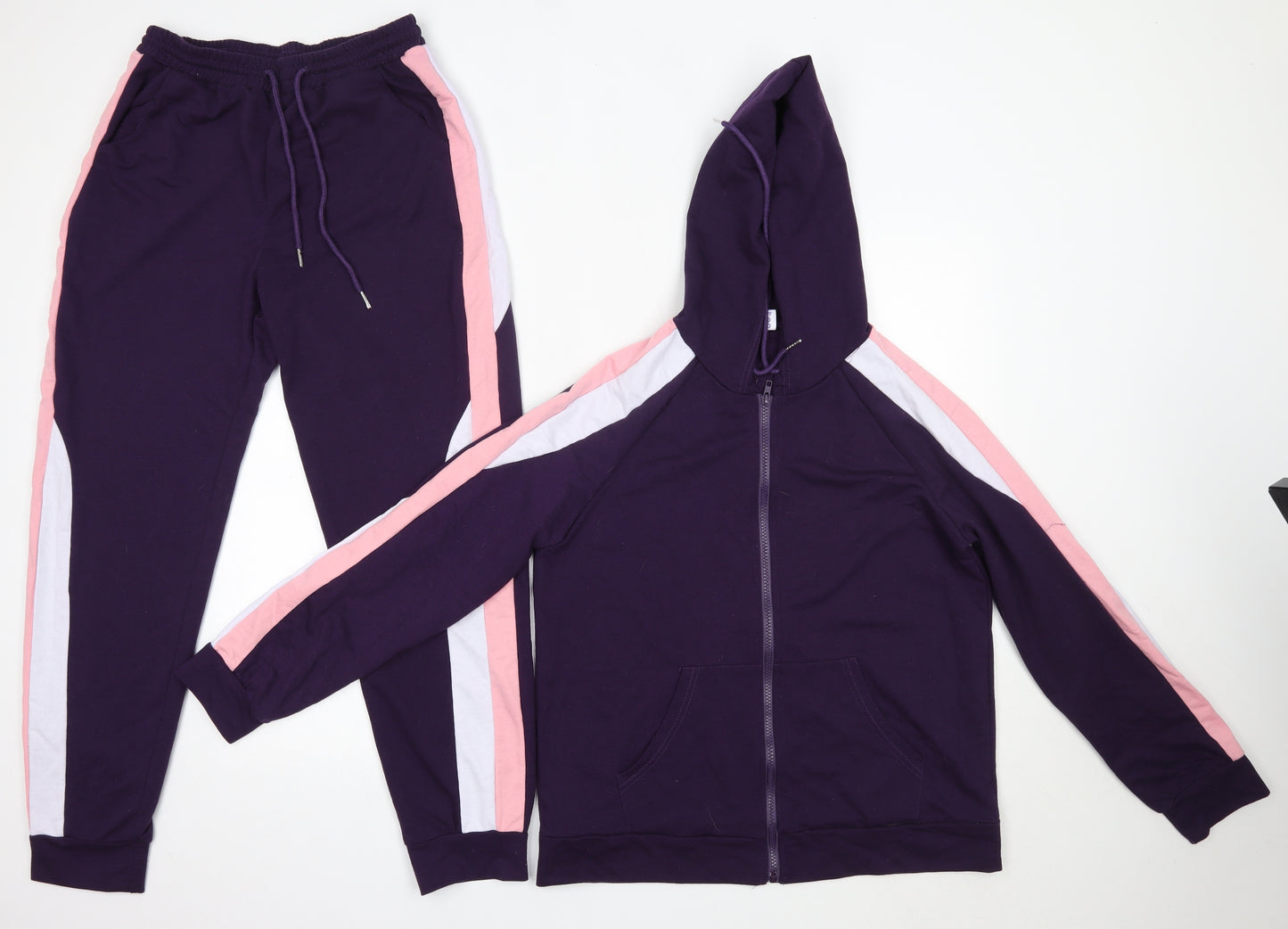 Hawiton Womens Multicoloured  Cotton Full Zip Hoodie Size M