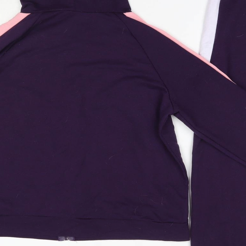 Hawiton Womens Multicoloured  Cotton Full Zip Hoodie Size M