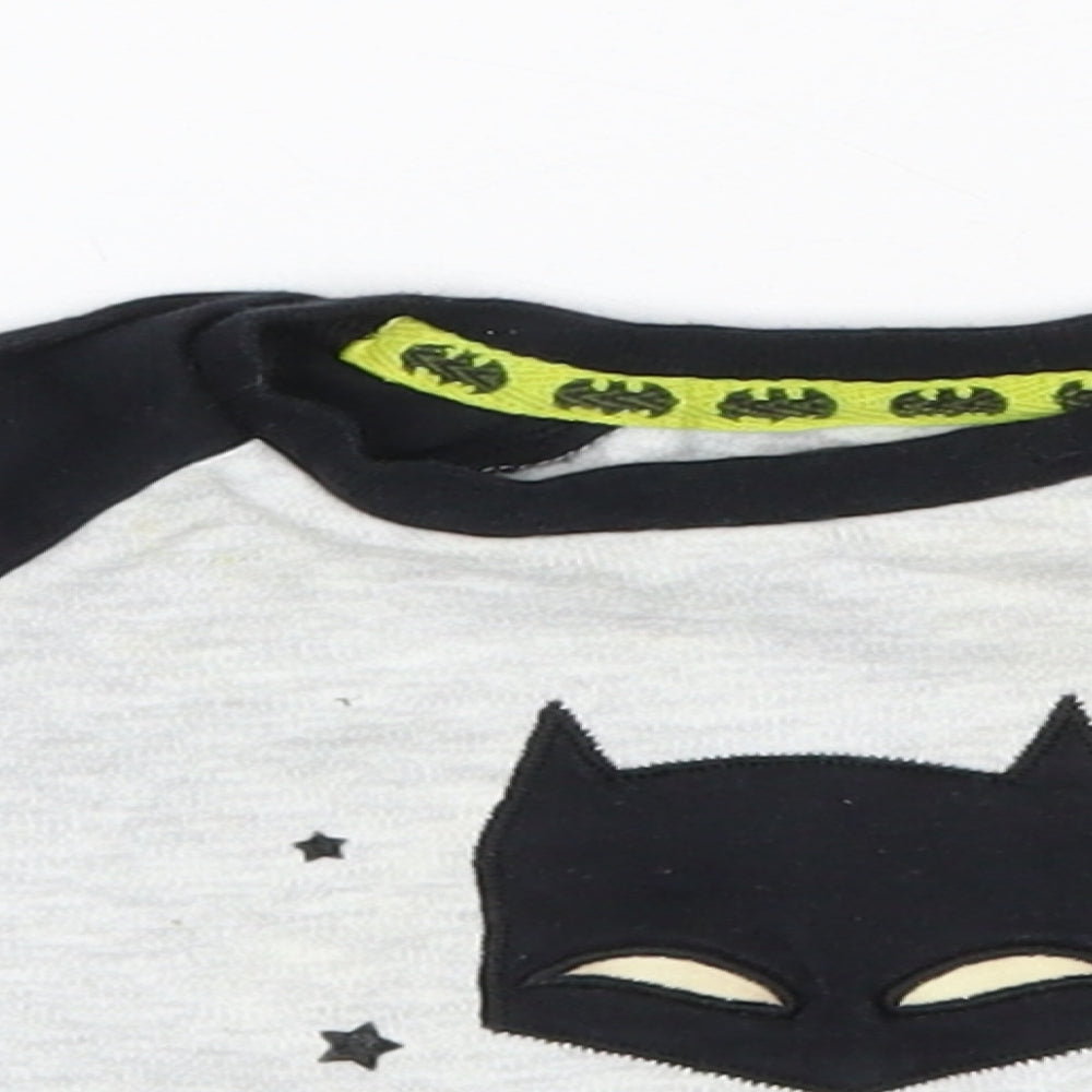 Primark Baby Multicoloured Solid Cotton  Pyjama Top Size 6-9 Months   - Batman