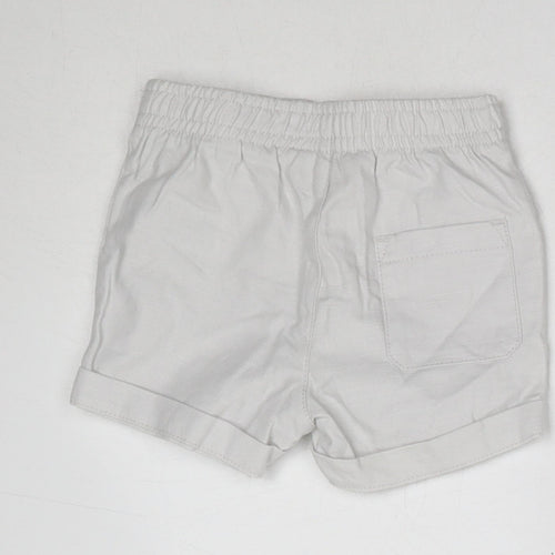 Primark Baby Grey  100% Cotton Cropped Trousers Size 0-3 Months
