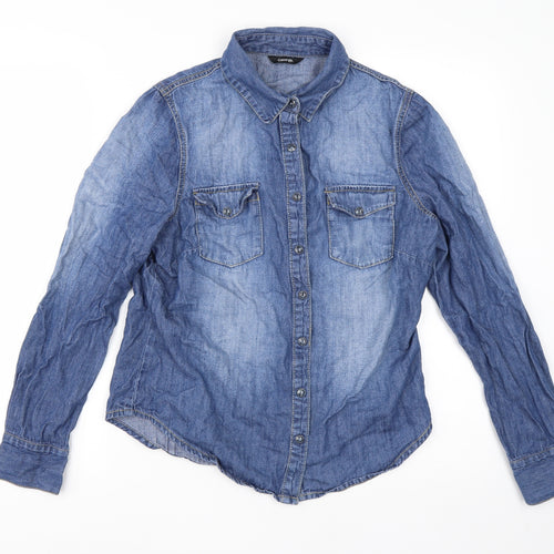 George Womens Blue   Jacket  Size 10  Snap