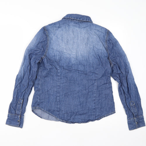 George Womens Blue   Jacket  Size 10  Snap
