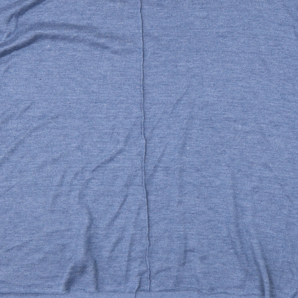 George Womens Blue Round Neck  Viscose Pullover Jumper Size 14