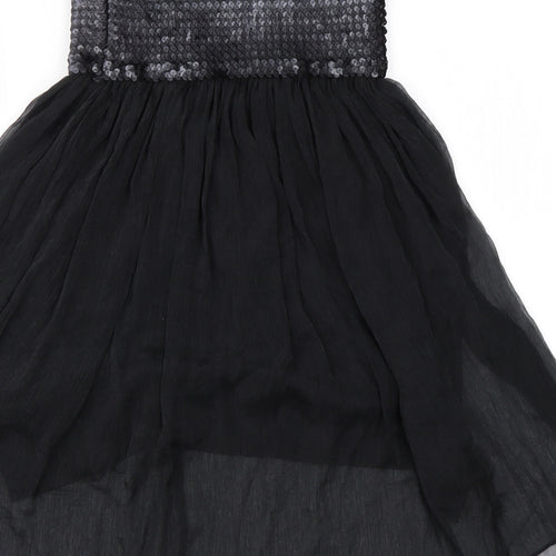 AX Womens Black  Polyester A-Line  Size 10  Square Neck