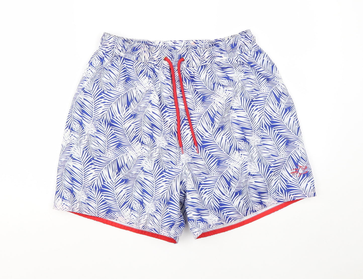 Hot Tuna Mens Blue Floral Polyester Cargo Shorts Size S  Regular