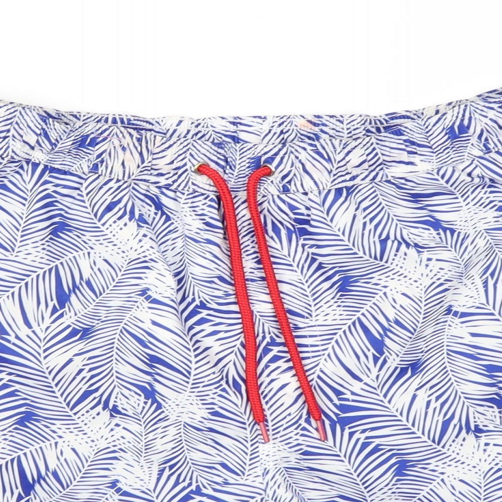 Hot Tuna Mens Blue Floral Polyester Cargo Shorts Size S  Regular