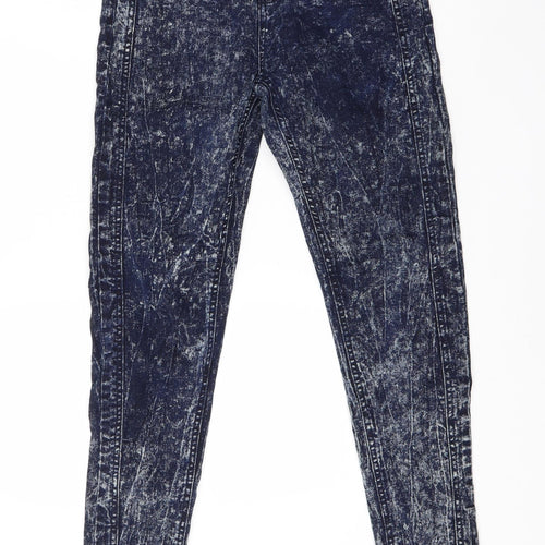 Select Womens Blue  Cotton Skinny Jeans Size 8 L28 in Regular