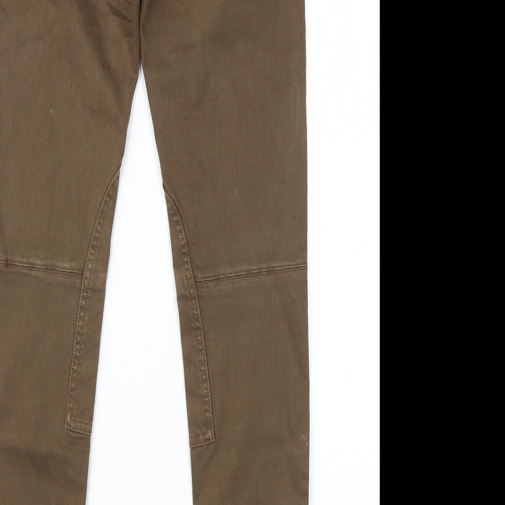 Polo Ralph Lauren Womens Brown  Cotton Skinny Jeans Size 27 in L20.5 in Regular