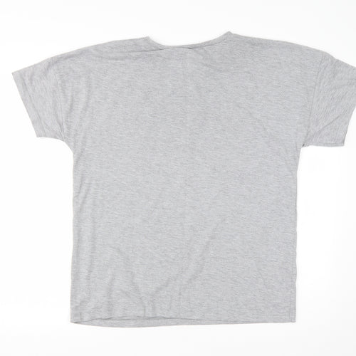 George Womens Grey  Cotton  Pyjama Top Size 10   - friends