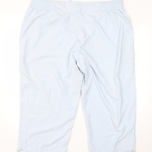 BHS Womens Blue  Polyester Dress Pants Trousers Size 20 L20 in Regular