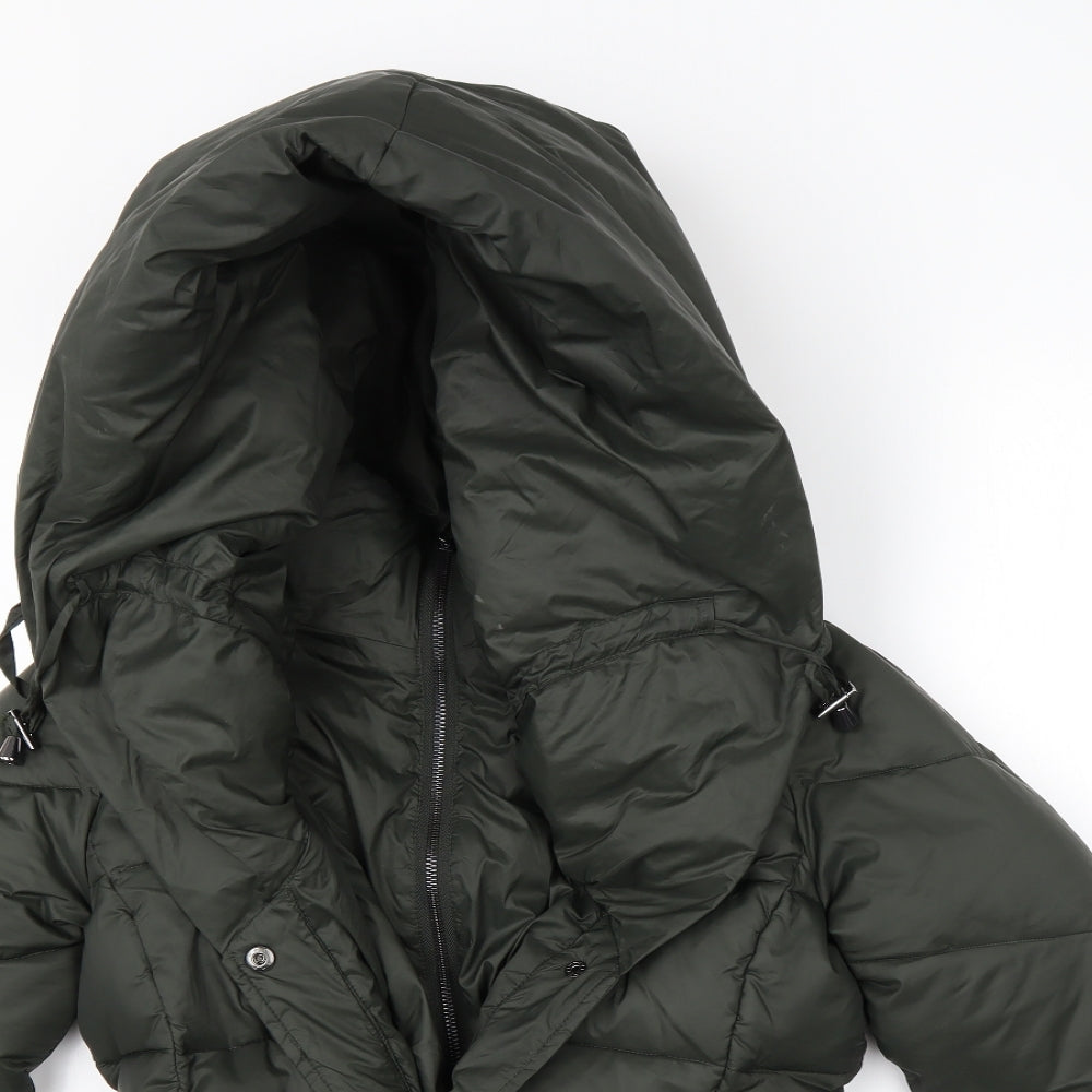 Monsoon Womens Green   Puffer Jacket Coat Size S