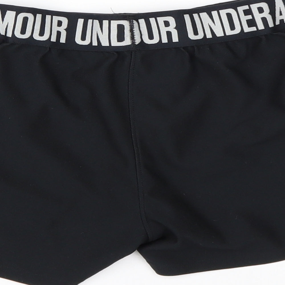 Under armour Girls Black  Polyester Utility Shorts Size 9-10 Years  Regular  - Under Armour