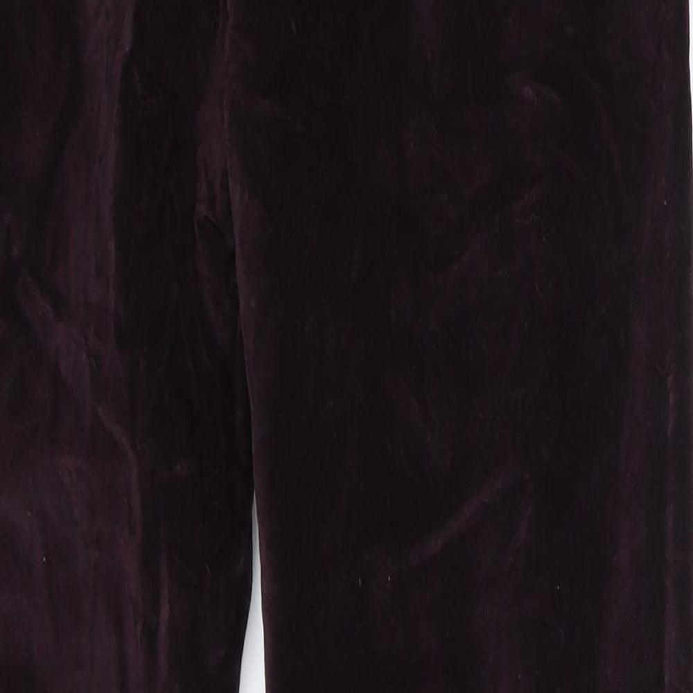 Fat Face Womens Purple  Cotton Straight Jeans Size 14 L28 in Regular