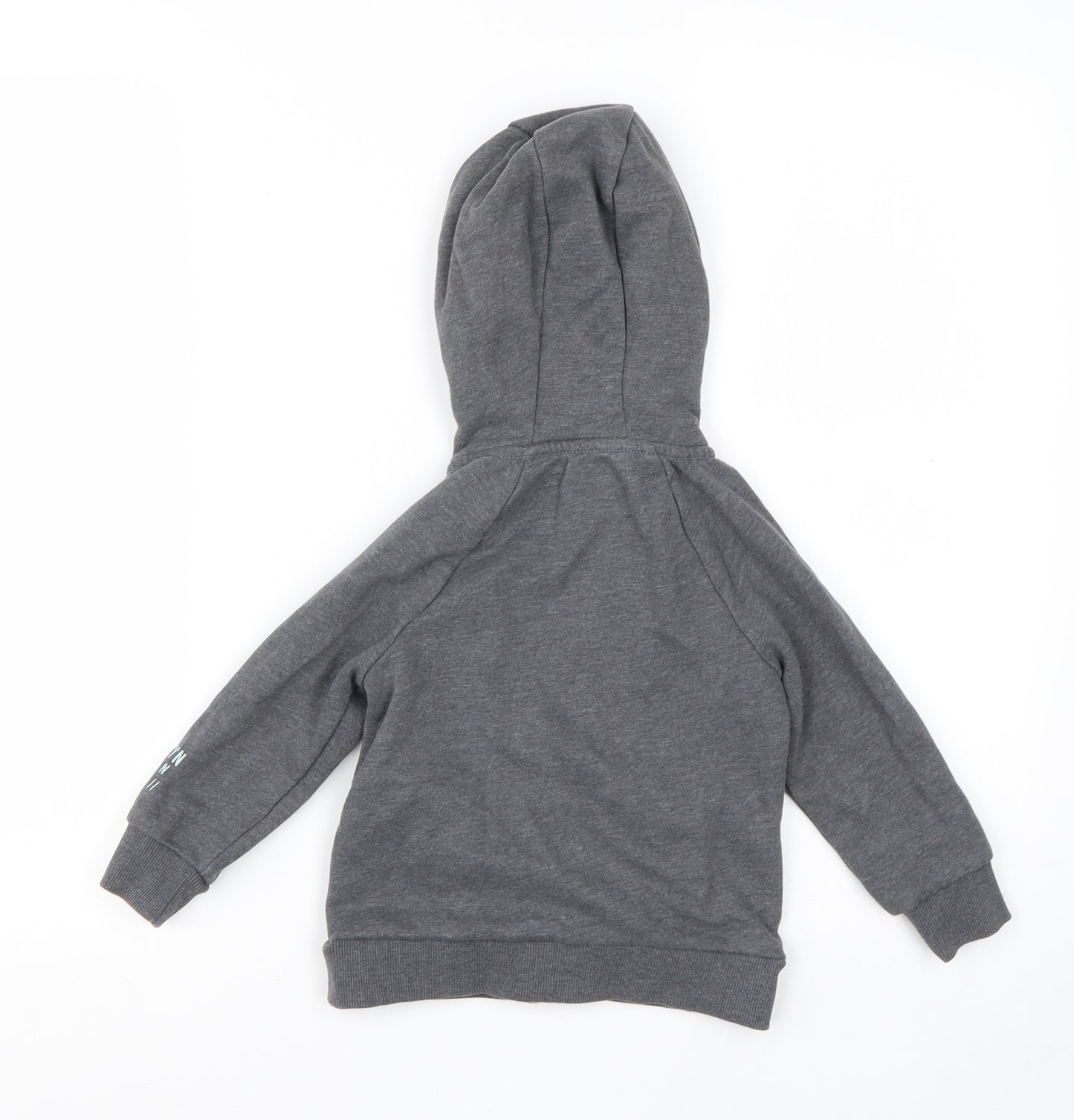 George Boys Grey  Cotton Full Zip Jumper Size 18-24 Months  Zip