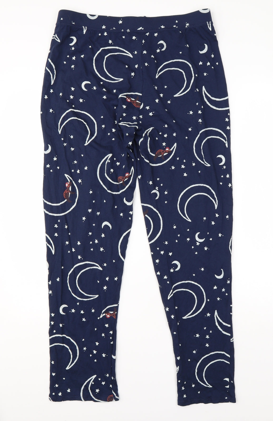 M&S Womens Blue  Cotton  Pyjama Pants Size 12