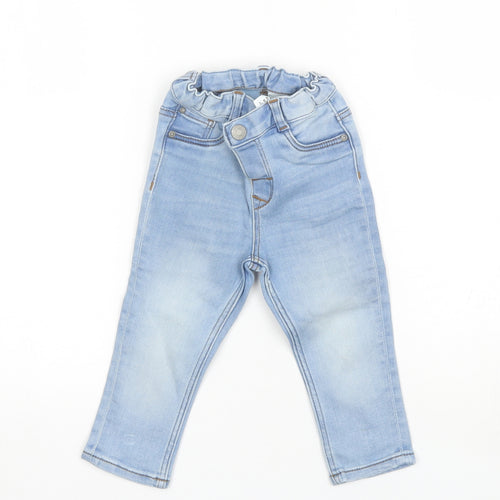 H&M Baby Blue  Cotton Jogger Jeans Size 12-18 Months