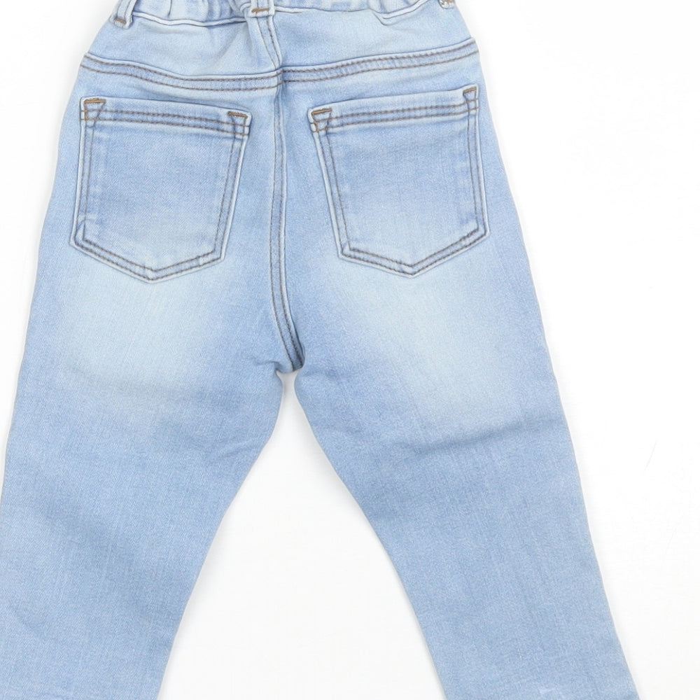 H&M Baby Blue  Cotton Jogger Jeans Size 12-18 Months