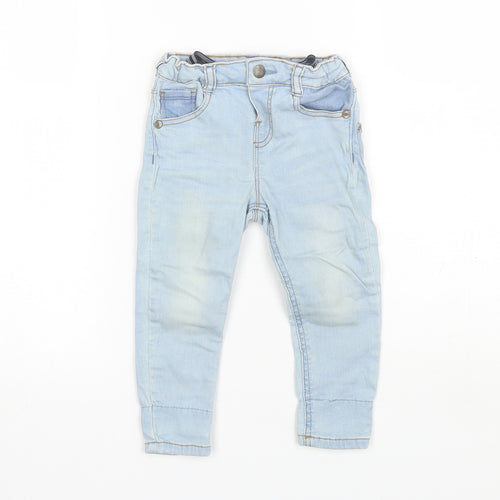 Zara Baby Blue  Cotton Blend Jogger Jeans Size 12-18 Months