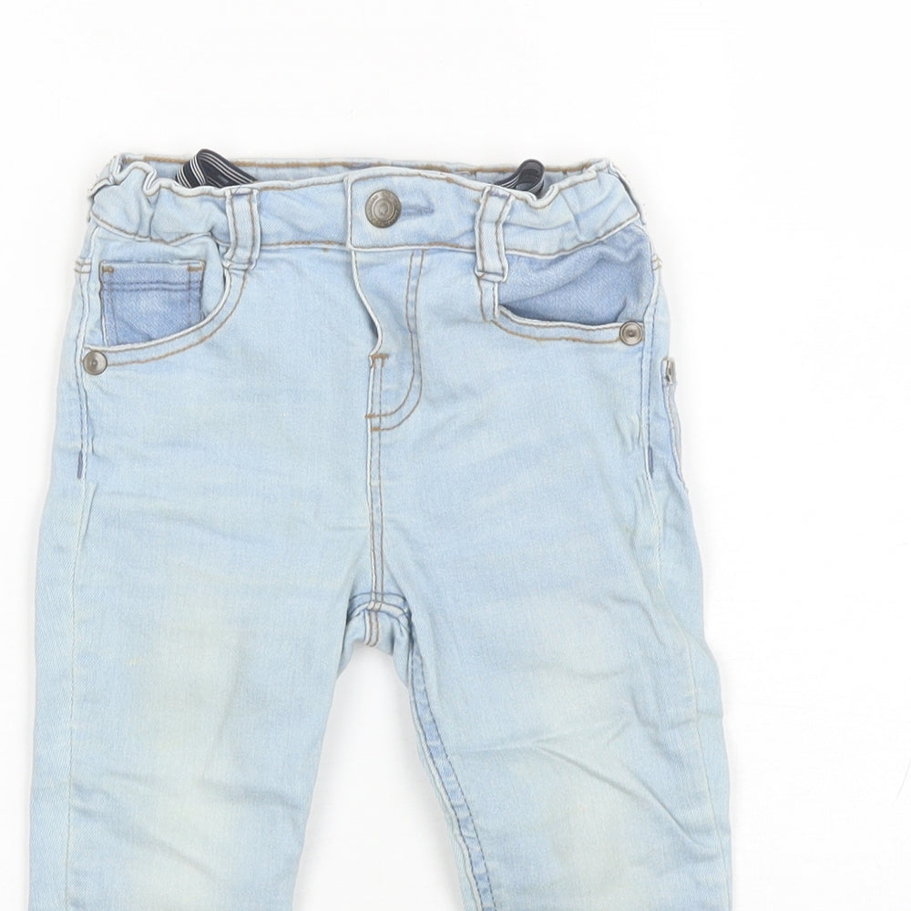 Zara Baby Blue  Cotton Blend Jogger Jeans Size 12-18 Months