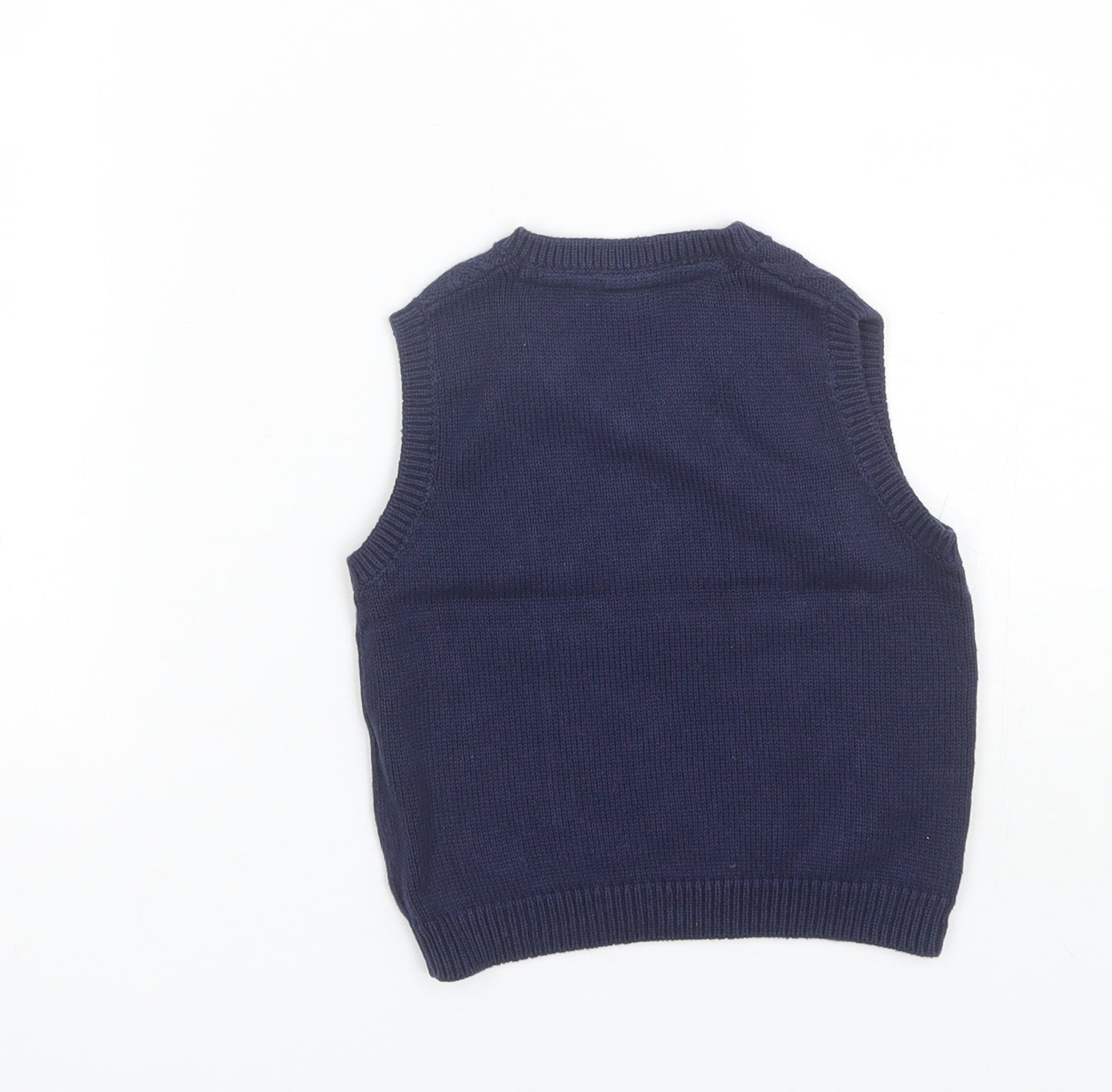 Freestyle Baby Blue  Acrylic Vest Jumper Size 18-24 Months