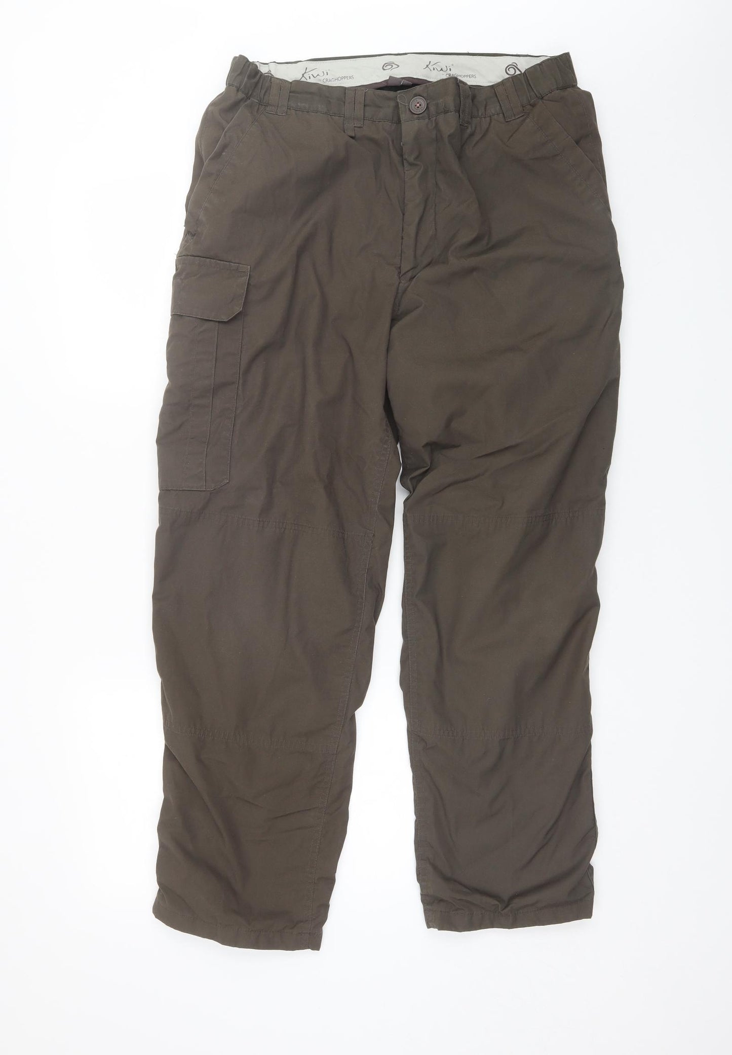 Craghoppers Mens Brown  Polyester Windbreaker Trousers Size S L28 in Regular