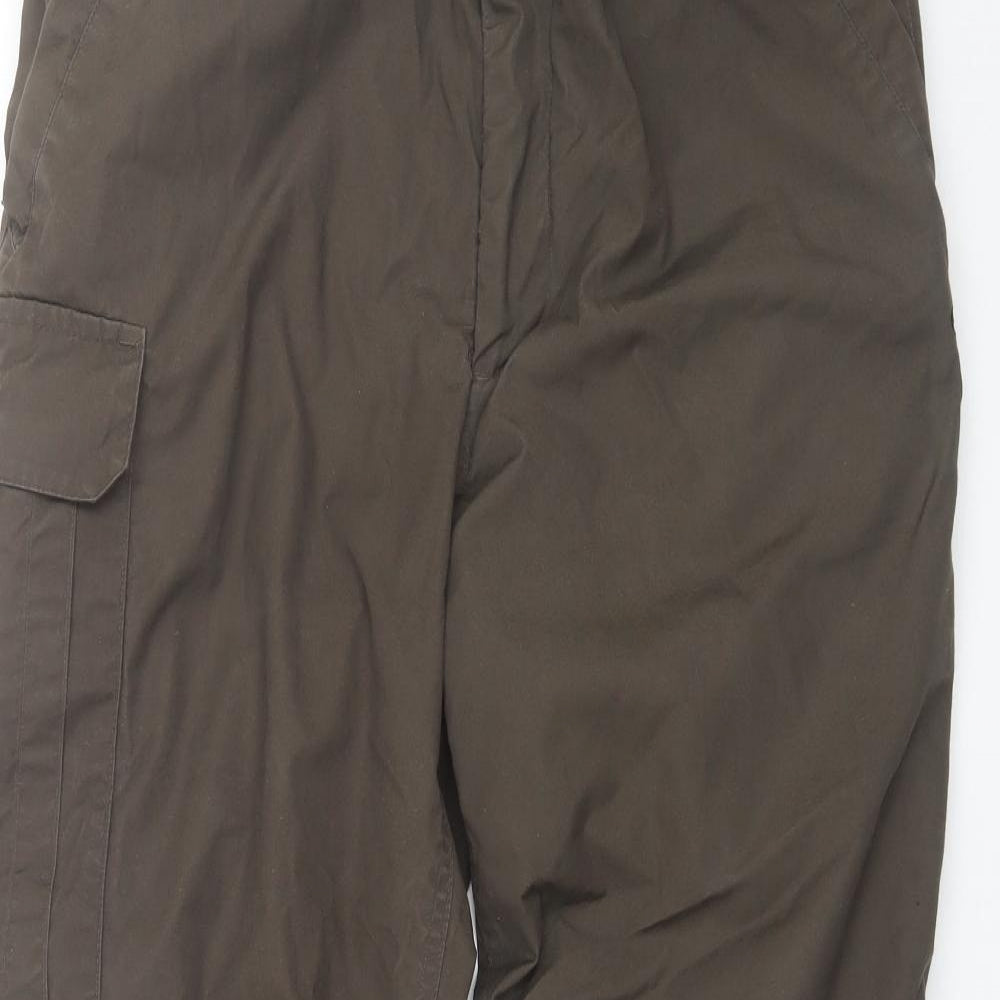 Craghoppers Mens Brown  Polyester Windbreaker Trousers Size S L28 in Regular