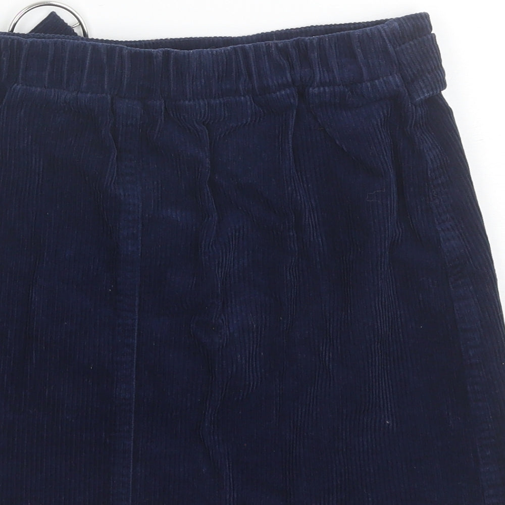 Denim Co. Girls Blue  Cotton Mini Skirt Size 10-11 Years  Regular
