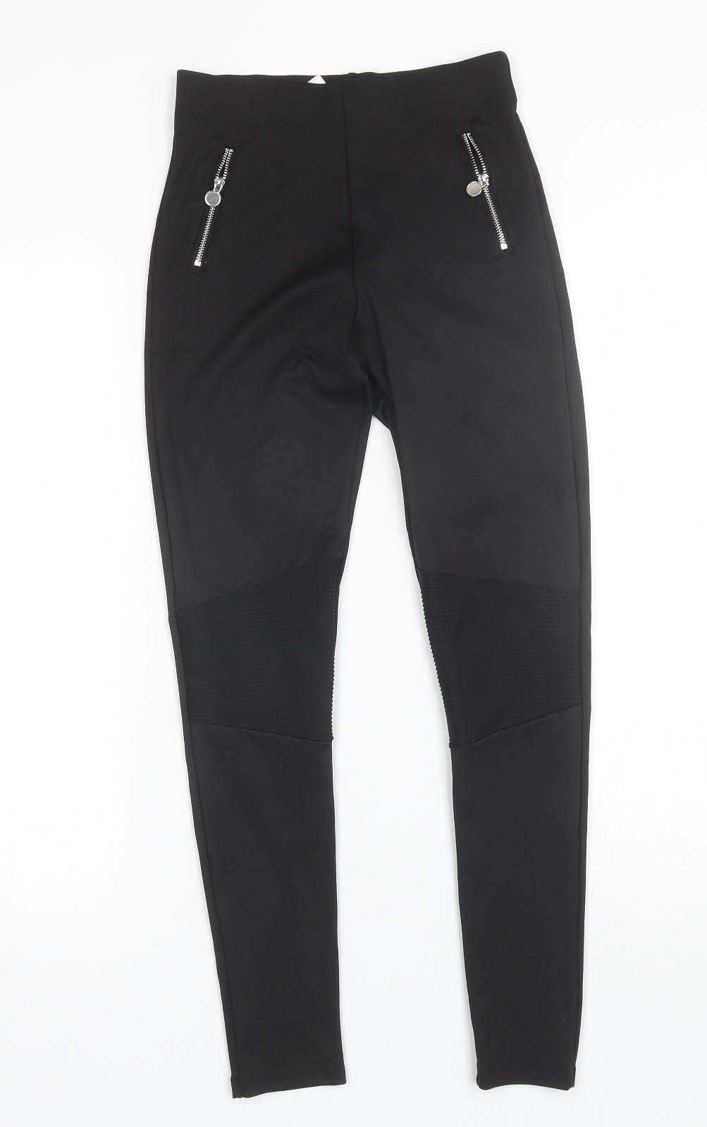 F&F Girls Black  Polyester Jogger Trousers Size 12-13 Years  Regular