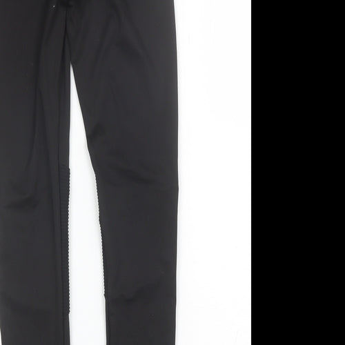 F&F Girls Black  Polyester Jogger Trousers Size 12-13 Years  Regular